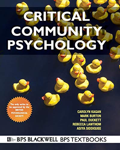 Critical Community Psychology [Paperback]