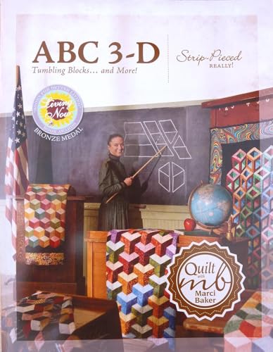 ABC 3-D Tumbling Blocks... and More!: Strip-Pieced Really! [Paperback]