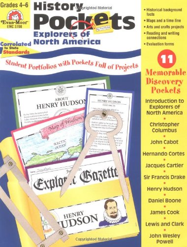 History Pockets: Explorers Of North America, Grades 4-6+ [Paperback]