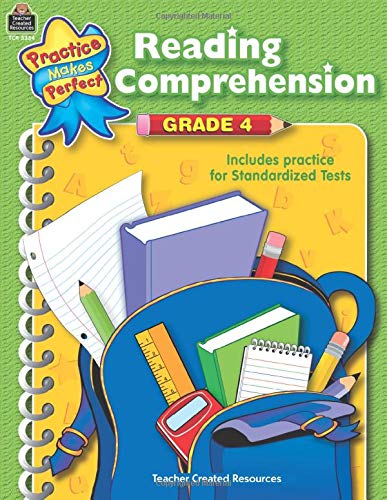 Reading Comprehension Grade 4 [Paperback]