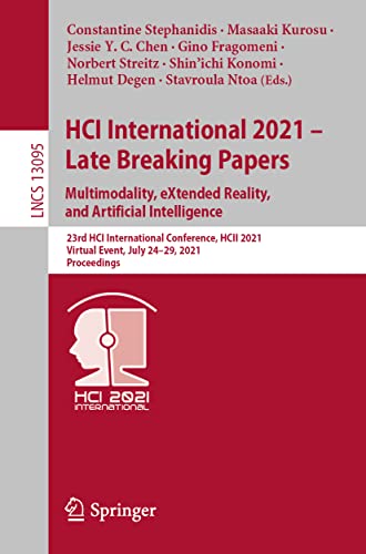 HCI International 2021 - Late Breaking Papers: Multimodality, eXtended Reality,  [Paperback]