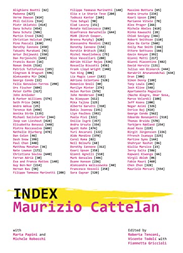 Maurizio Cattelan: Index [Paperback]