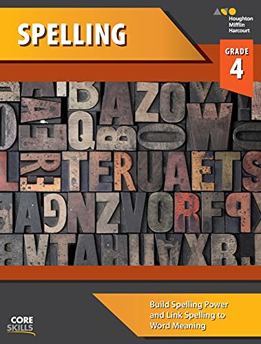 Steck-Vaughn Core Skills Spelling Workbook Grade 4 [Paperback]