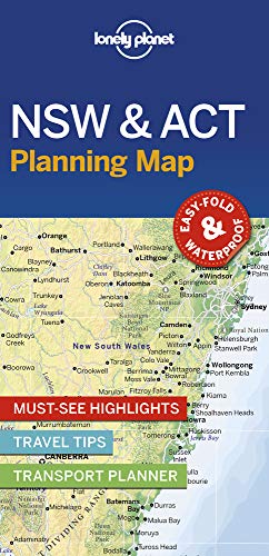 Lonely Planet New South Wales & ACT Planning Map [Sheet map, folded]