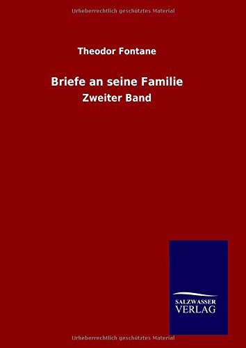 Briefe An Seine Familie (german Edition) [Hardcover]