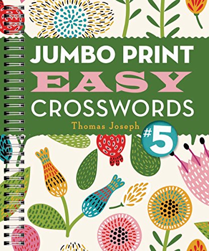 Jumbo Print Easy Crosswords #5 [Paperback]