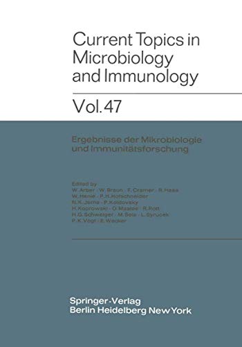 Current Topics in Microbiology and Immunology [Paperback]