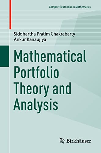 Mathematical Portfolio Theory and Analysis [Paperback]