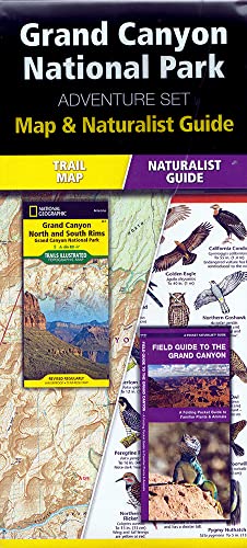 Grand Canyon National Park Adventure Set: Trail Map & Wildlife Guide [Mixed media product]