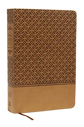 KJV Study Bible, Large Print, Leathersoft, Tan, Red Letter: Second Edition [Leather / fine bindi]