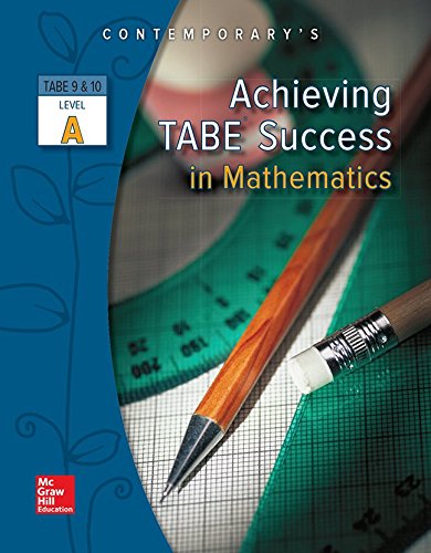 Achieving TABE Success In Mathematics, Level A Workbook [Paperback]