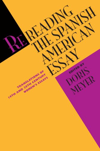 Rereading the Spanish American Essay Translations of 19th and 20th Century Wome [Paperback]