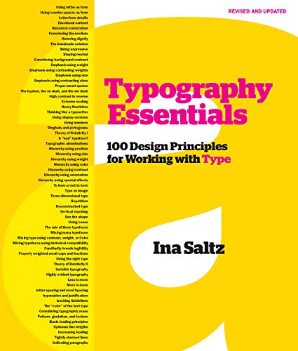 Typography Essentials Revised and Updated: 100 Design Principles for Working wit [Paperback]