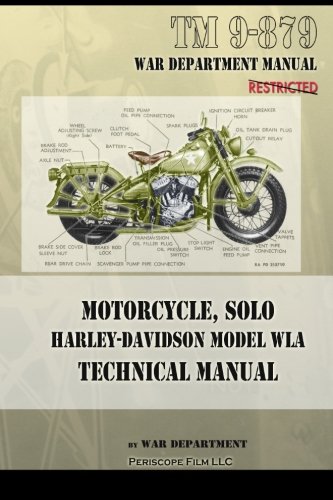 Motorcycle, Solo  Harley-Davidson Model Wla Technical Manual [Paperback]