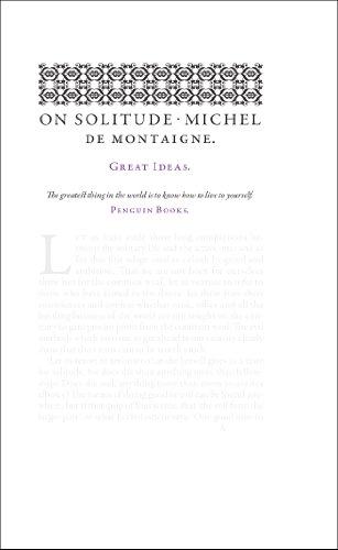 Great Ideas On Solitude [Paperback]