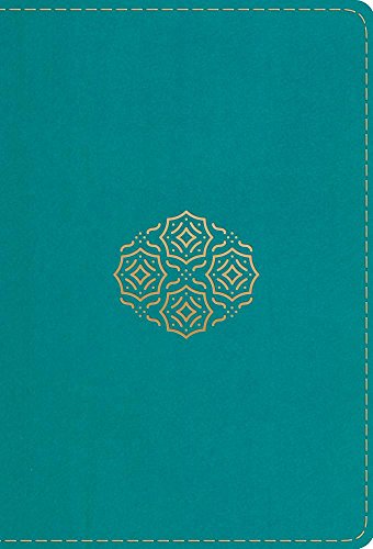 Esv Large Print Compact Bible (trutone, Teal,