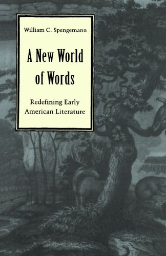 A Ne World of Words Redefining Early American Literature [Paperback]