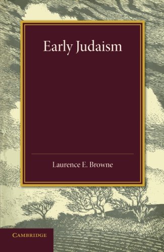 Early Judaism [Paperback]