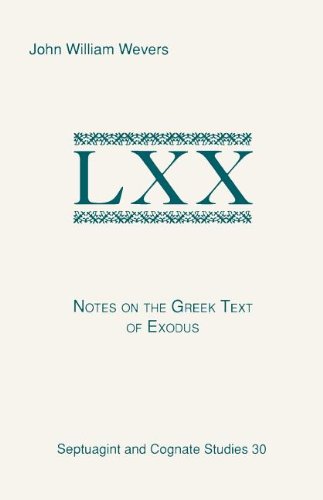 Notes On The Greek Text Of Exodus (septuagint & Cognate Studies Series) [Paperback]