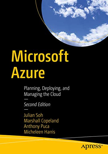 Microsoft Azure: Planning, Deploying, and Managing the Cloud [Paperback]