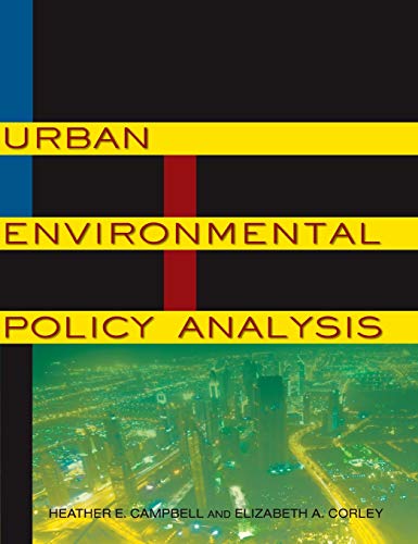 Urban Environmental Policy Analysis [Hardcover]