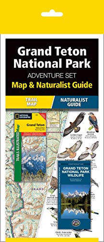 Grand Teton National Park Adventure Set: Trail Map & Wildlife Guide [Mixed media product]