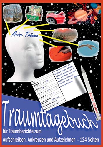 Traumtagebuch Fur Traumberichte Zum Aufschreiben, Ankreuzen Und Aufzeichnen (ger [Paperback]