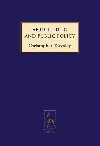 Article 81 EC and Public Policy [Hardcover]