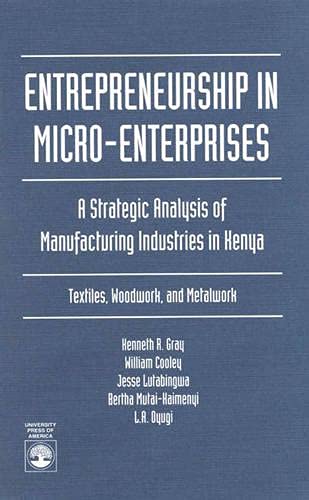 Entrepreneurship in Micro-Enterprises: A Strategic Analysis of Manufacturing Ind [Paperback]