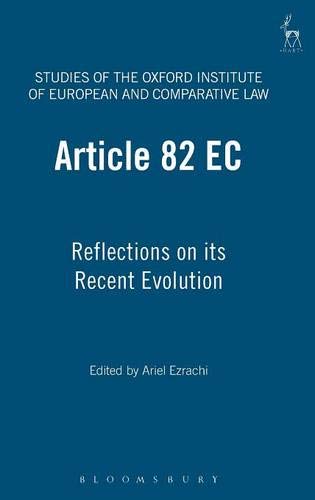 Article 82 EC Reflections on its Recent Evolution [Hardcover]