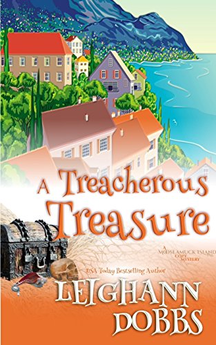 A Treacherous Treasure (mooseamuck Island Cozy Mystery) [Paperback]