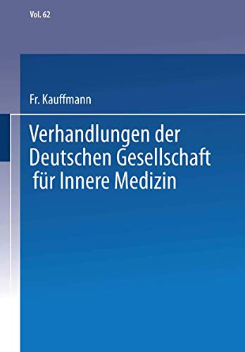 Verhandlungen der Deutschen Gesellschaft fr Innere Medizin [Paperback]