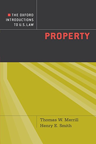 The Oxford Introductions to U.S. Law: Property [Paperback]