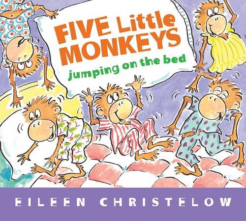 Five Little Monkeys Jumping on the Bed (Padded Board Book) [Board book]