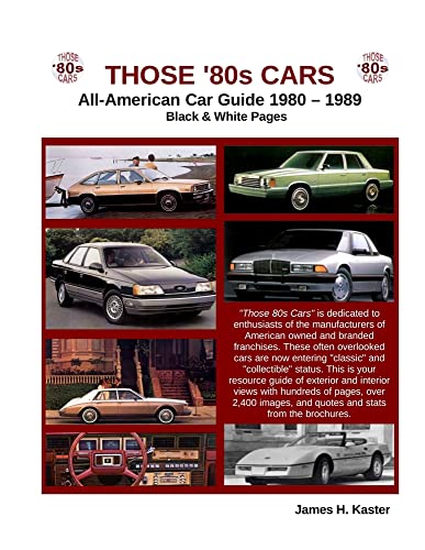 Those 80's Cars  Car Guide 1980 - 1989 [Paperback]