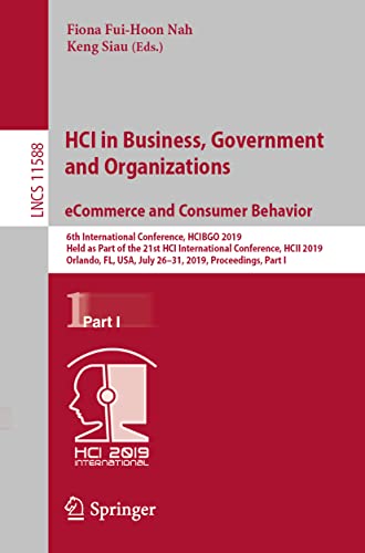 HCI in Business, Government and Organizations. eCommerce and Consumer Behavior:  [Paperback]