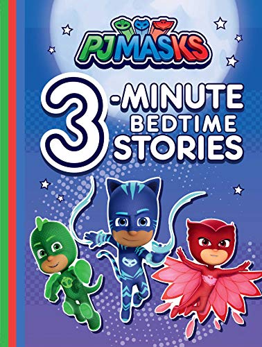 PJ Masks 3-Minute Bedtime Stories [Hardcover]