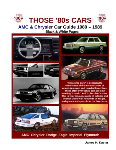 Those 80s Cars - Amc & Chrysler (black & White) [Paperback]