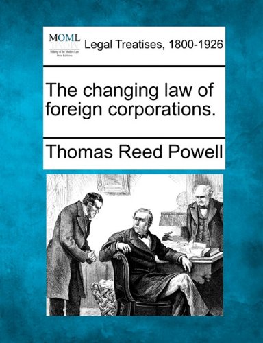 changing la of foreign Corporations [Paperback]