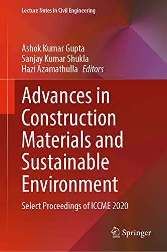 Advances in Construction Materials and Sustainable Environment: Select Proceedin [Hardcover]