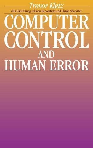 Computer Control and Human Error [Hardcover]