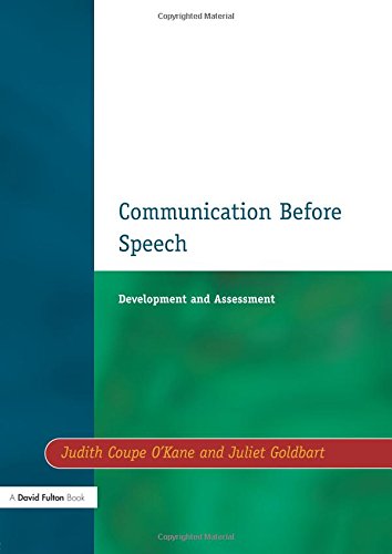 Communication before Speech Development and Assessment [Paperback]