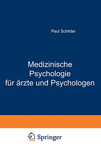 Medizinische Psychologie fr rzte und Psychologen [Paperback]