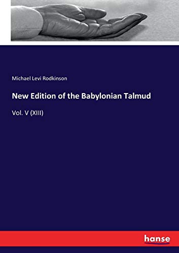 Ne Edition of the Babylonian Talmud [Paperback]