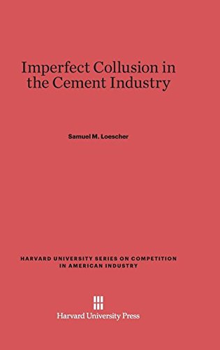 Imperfect Collusion in the Cement Industry [Hardcover]