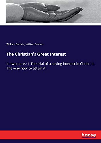 Christian's Great Interest [Paperback]