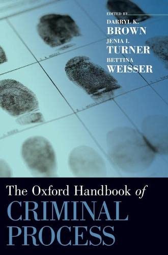 The Oxford Handbook of Criminal Process [Hard