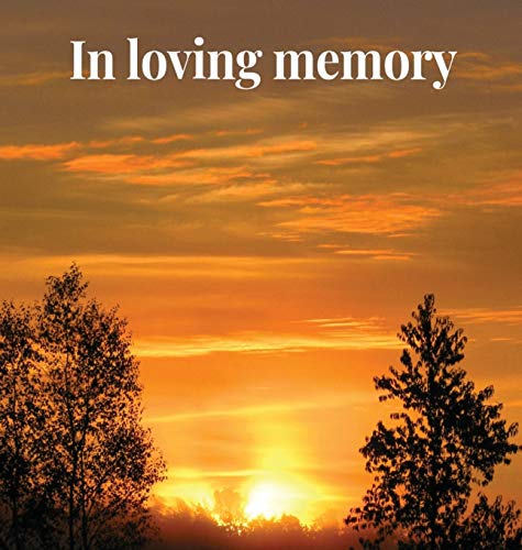 Memorial Guest Book (Hardback Cover)