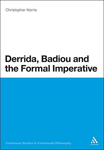 Derrida, Badiou and the Formal Imperative [Hardcover]