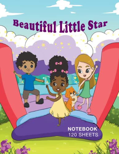 Beautiful Little Star Ruled Notebook [Paperback]